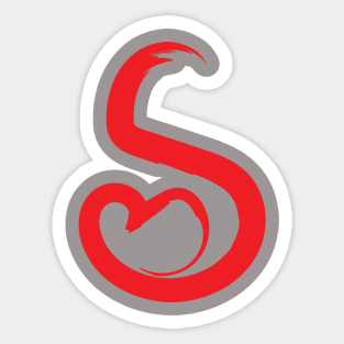 S Letter Sticker